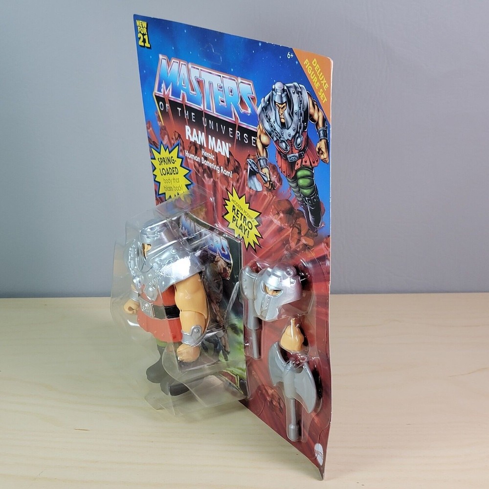 Ram Man Masters of the Universe MUTO Origins 2021 Mattel Deluxe Action Figure - Picture 3 of 5